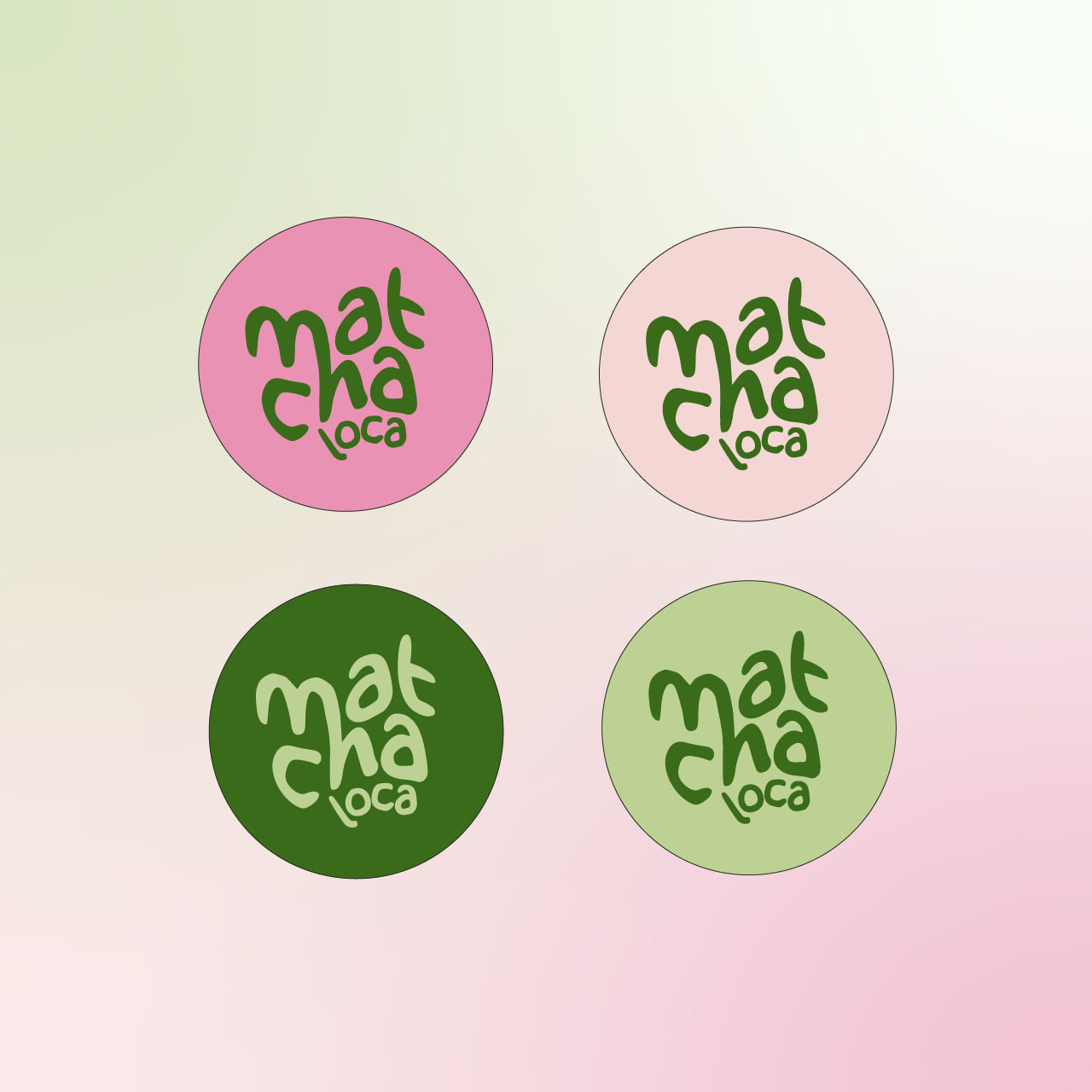 Matcha Loca logo design