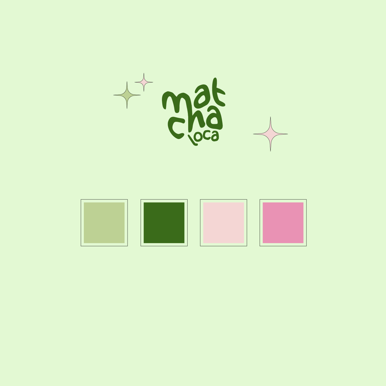 Matcha Loca color palette