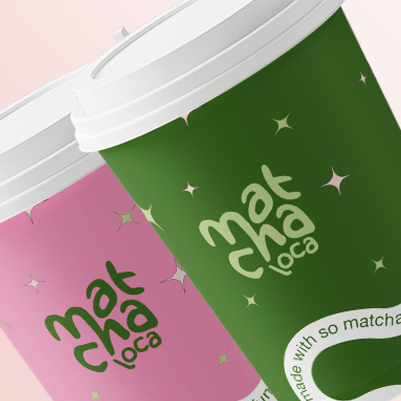 Matcha Loca packaging design